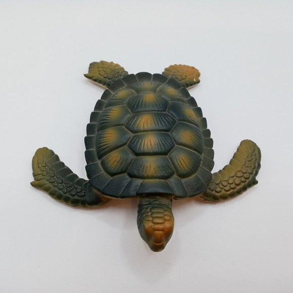 Sea Turtle Figure 1991 Reptile Figurine Collectible Vintage Ocean Life Seaturtle - Picture 3 of 16